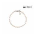 Süßwasserperlen Armband PURE 925er Sterling Silber – Personalisierbar in Länge, Farbe & Verschluss