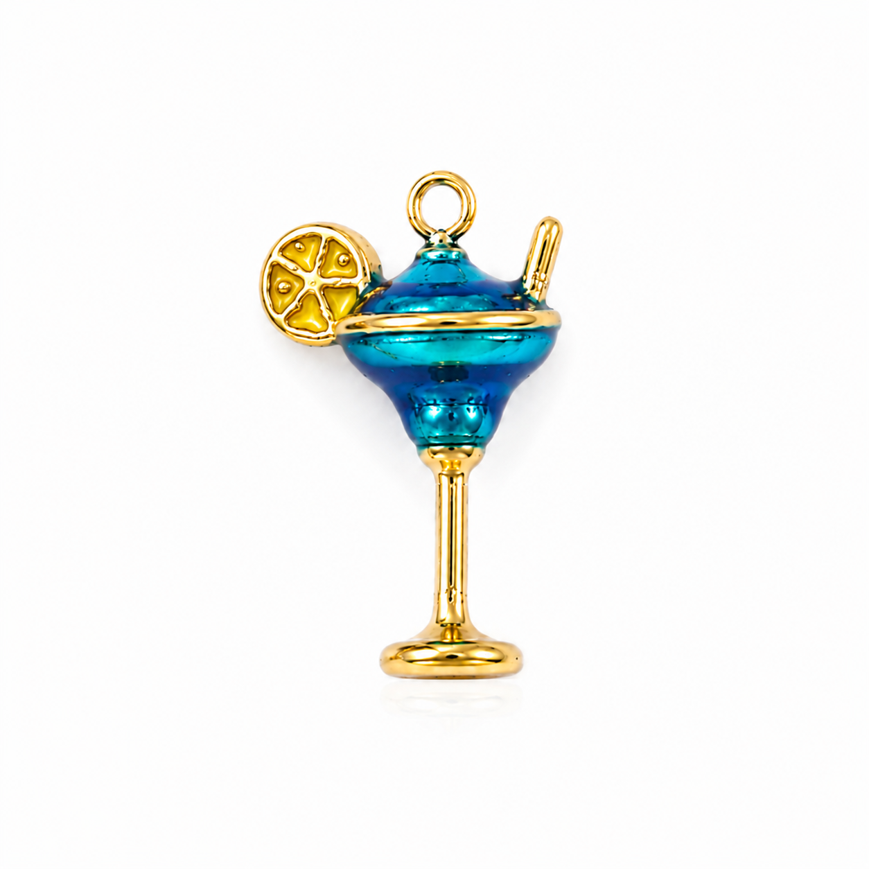 Cocktailglas Charm in Blau
