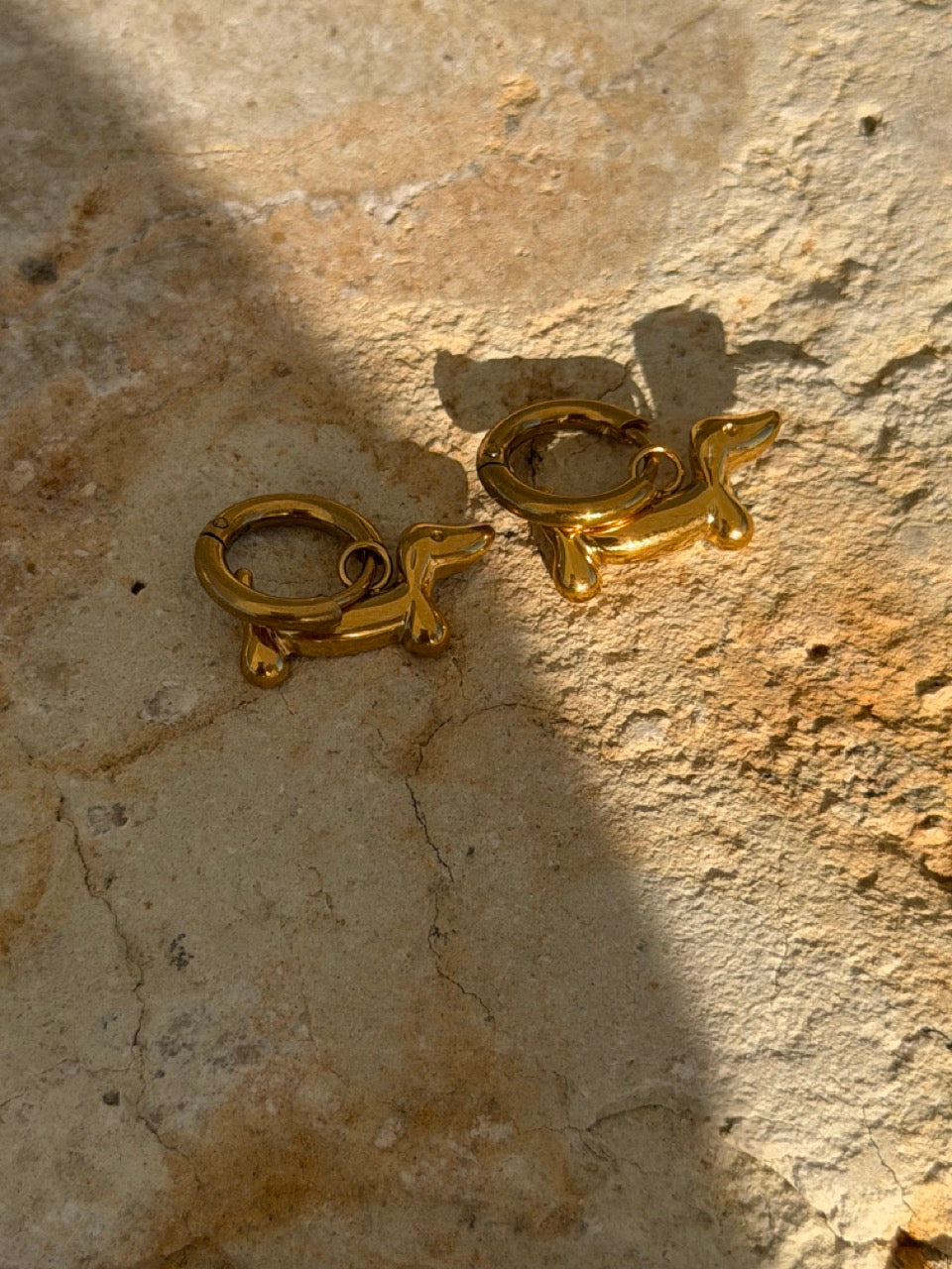 Dackel Anhänger Gold – Kleiner Hunde Charm | 18K vergoldet