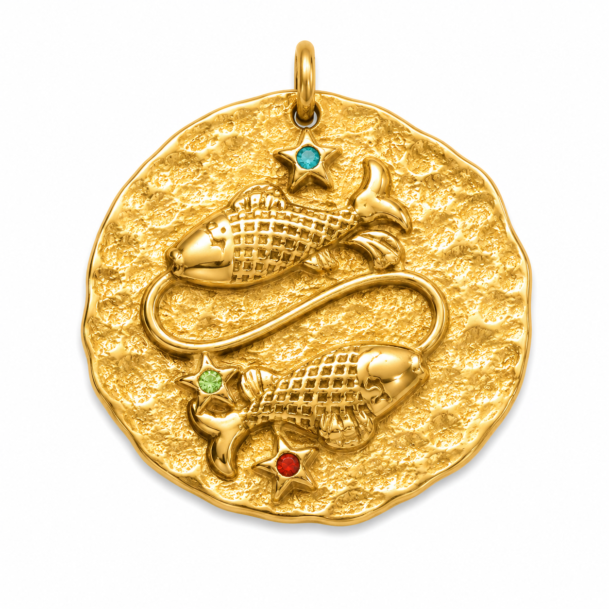 Celeste Kette | Süßwasserperlenkette mit goldenem Sternzeichen-Anhänger