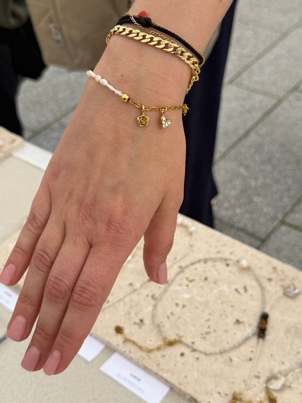 Geburtsblumen Anhänger gold | Edelstahl 14 Karat vergoldet