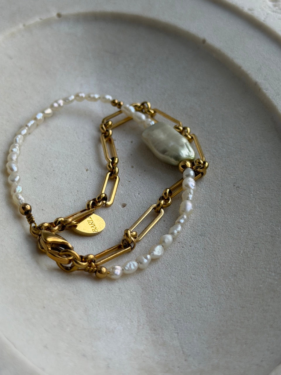 Golden Salvia Armband, handgefertigtes BARLA Unikat – Produktfoto 4