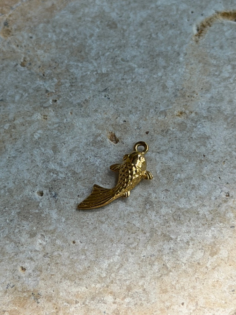 Goldfisch Anhänger 3D, Größenvergleich