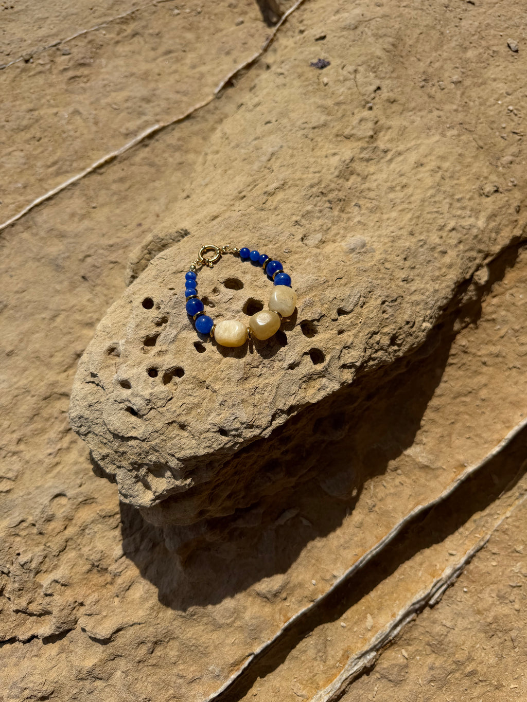 Brisa Marina Armband | Lapislazuli & Naturstein