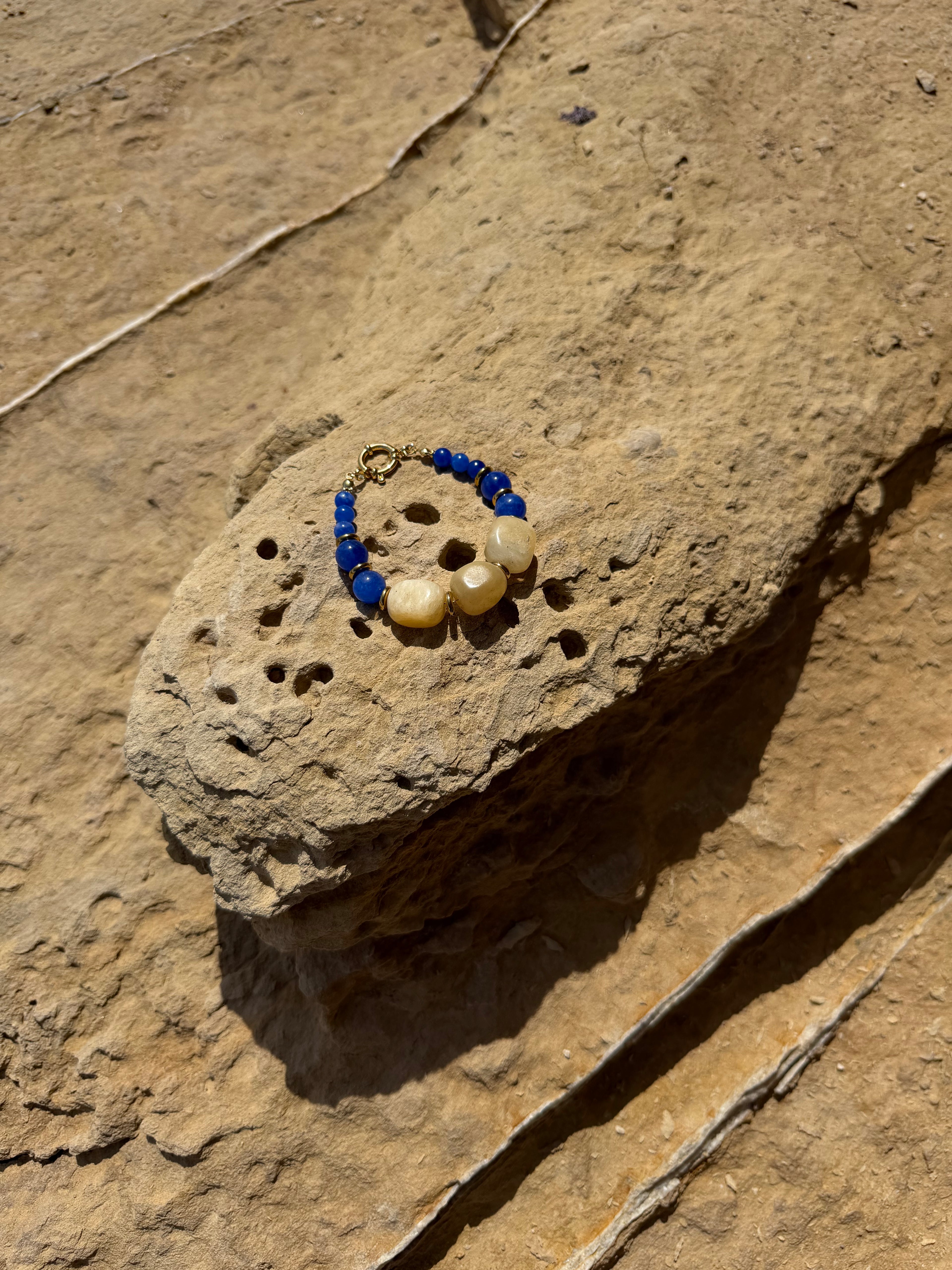 Brisa Marina Armband | Lapislazuli & Naturstein