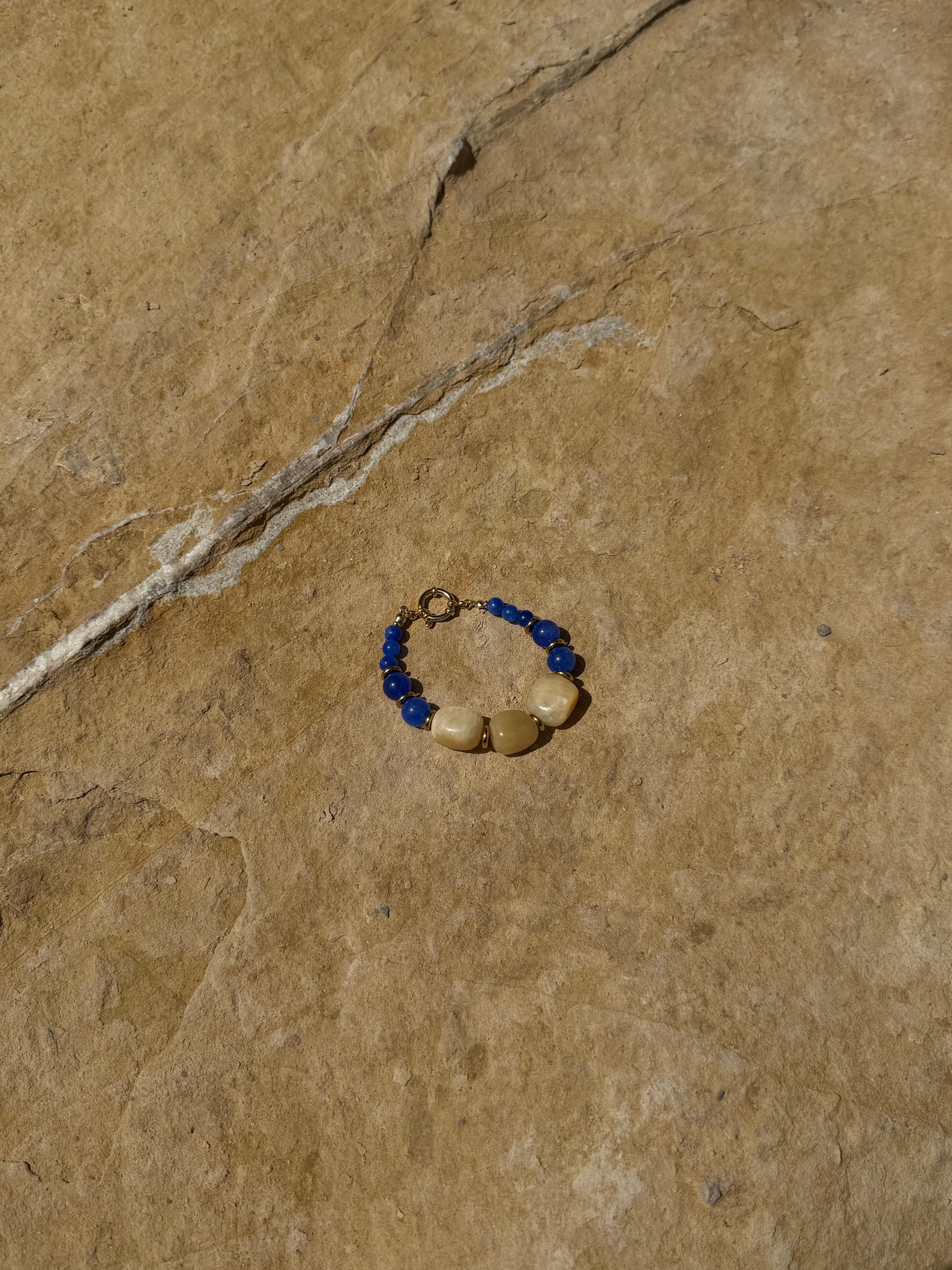Brisa Marina Armband | Lapislazuli & Naturstein