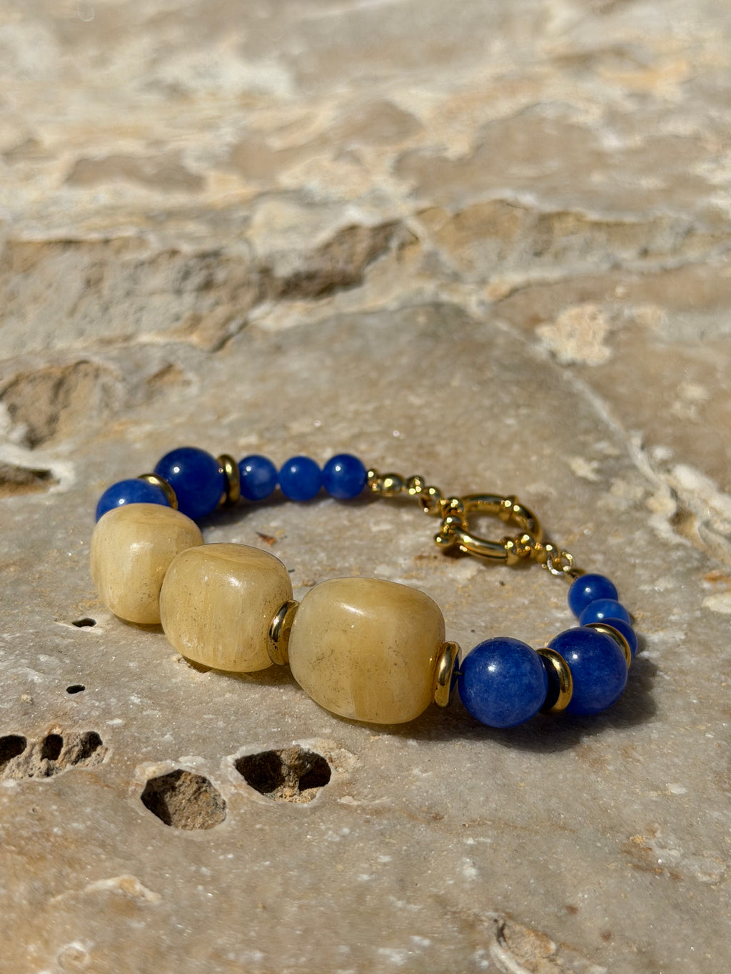 Brisa Marina Armband | Lapislazuli & Naturstein