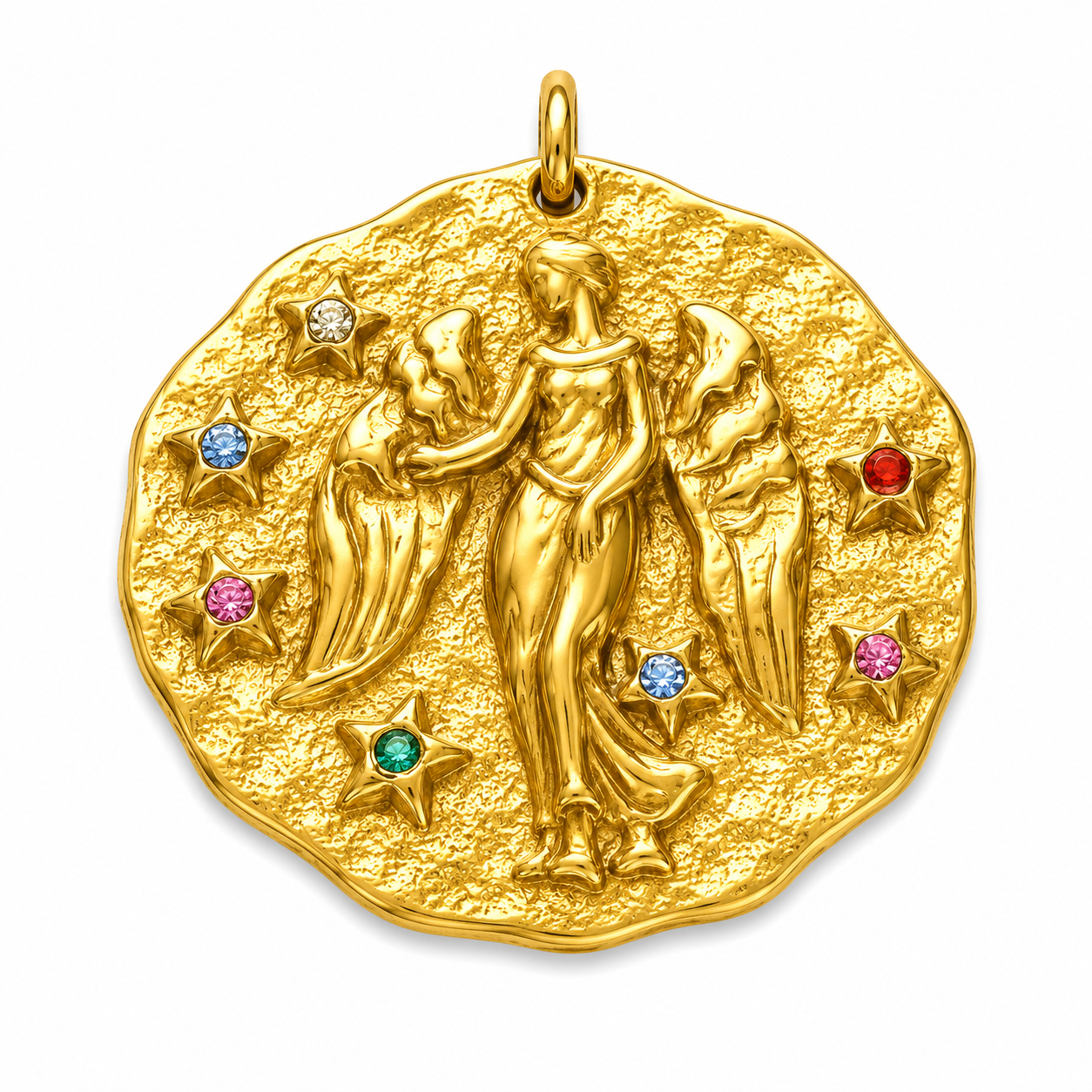 Sternzeichen Charm Jungfrau, 18K vergoldet, von BARLA