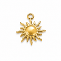 Kleine goldene Sonne Charm
