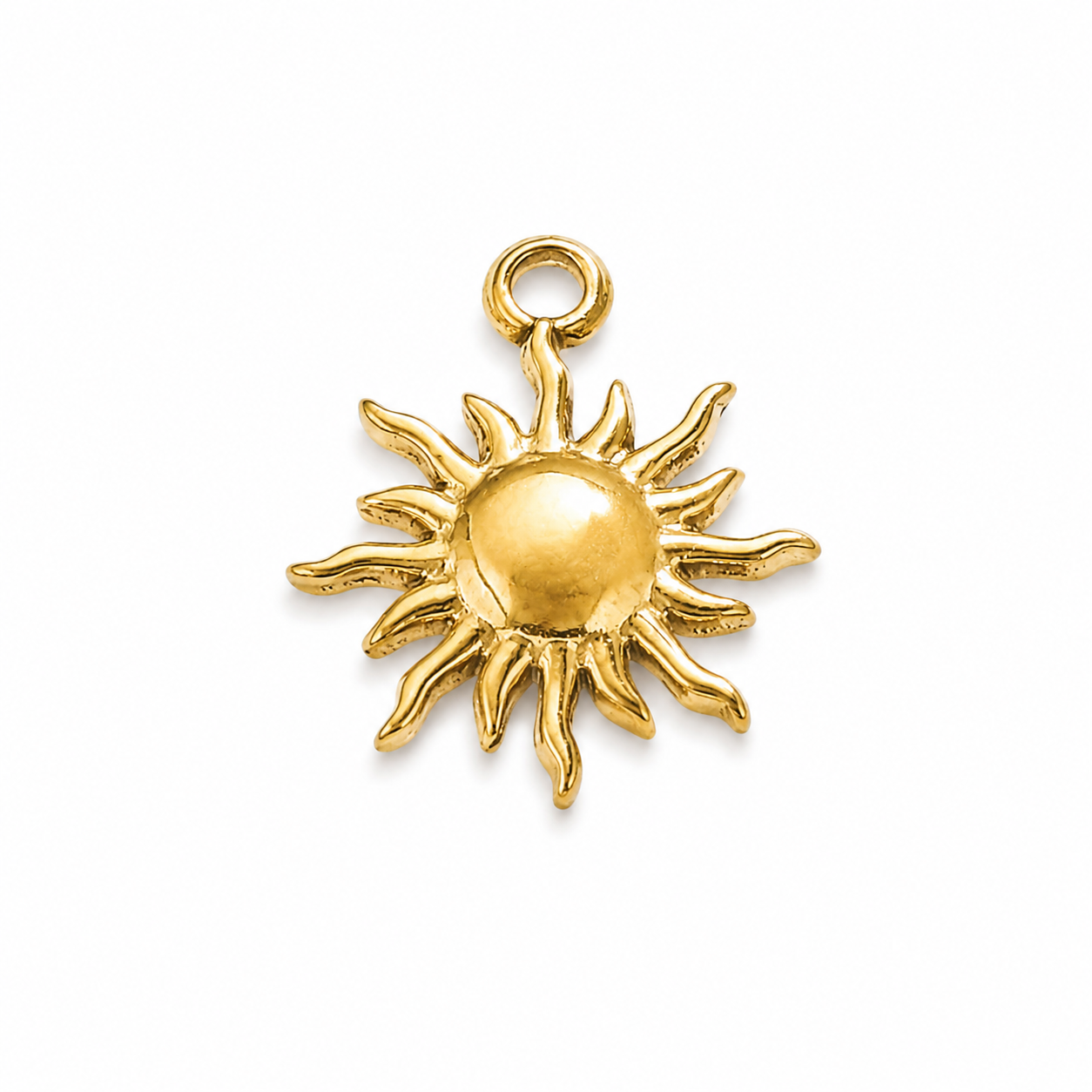 Kleine goldene Sonne Charm
