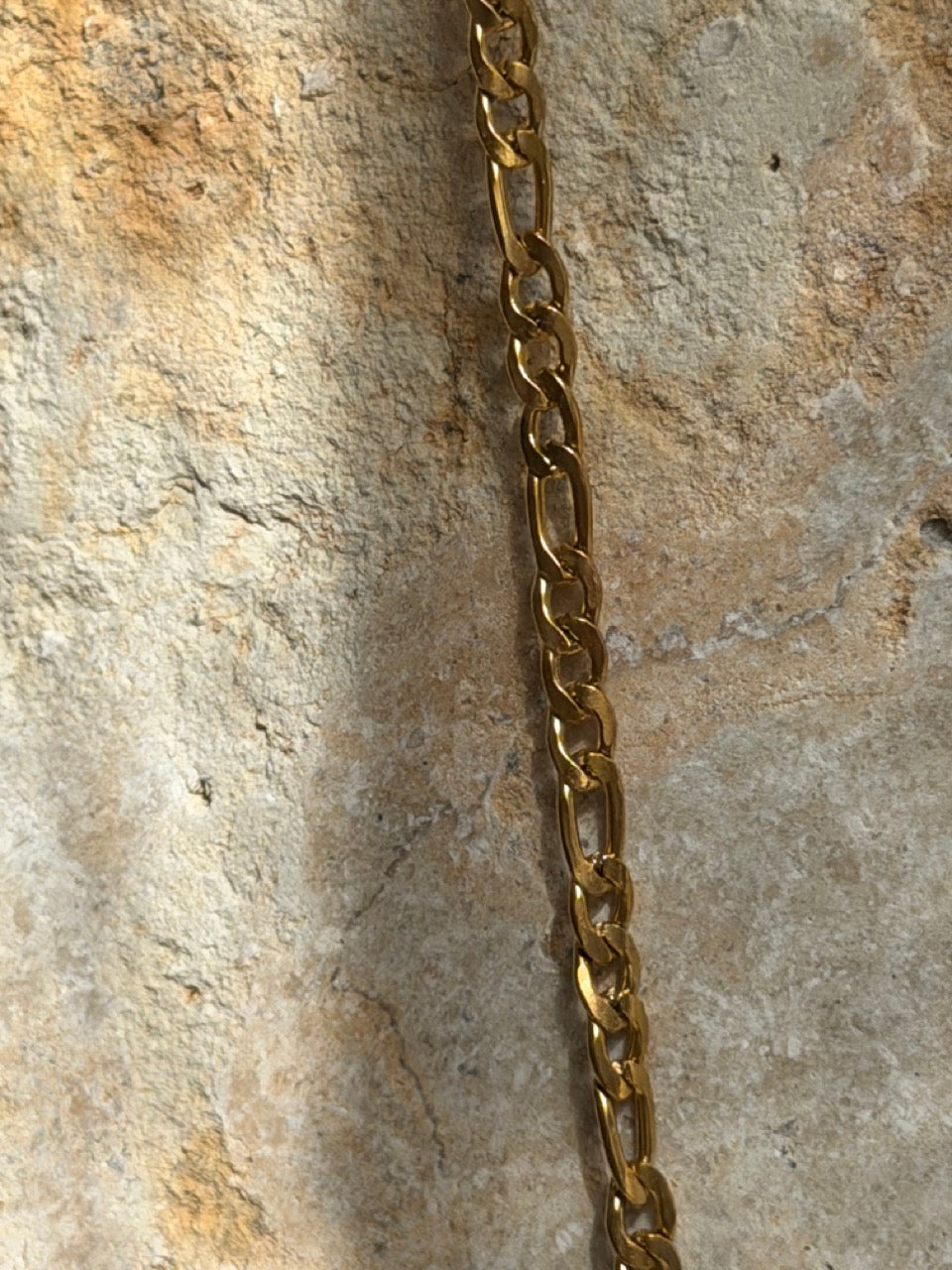 LIBRE CURB XL Panzerkette für Charms | Edelstahl 18K vergoldet