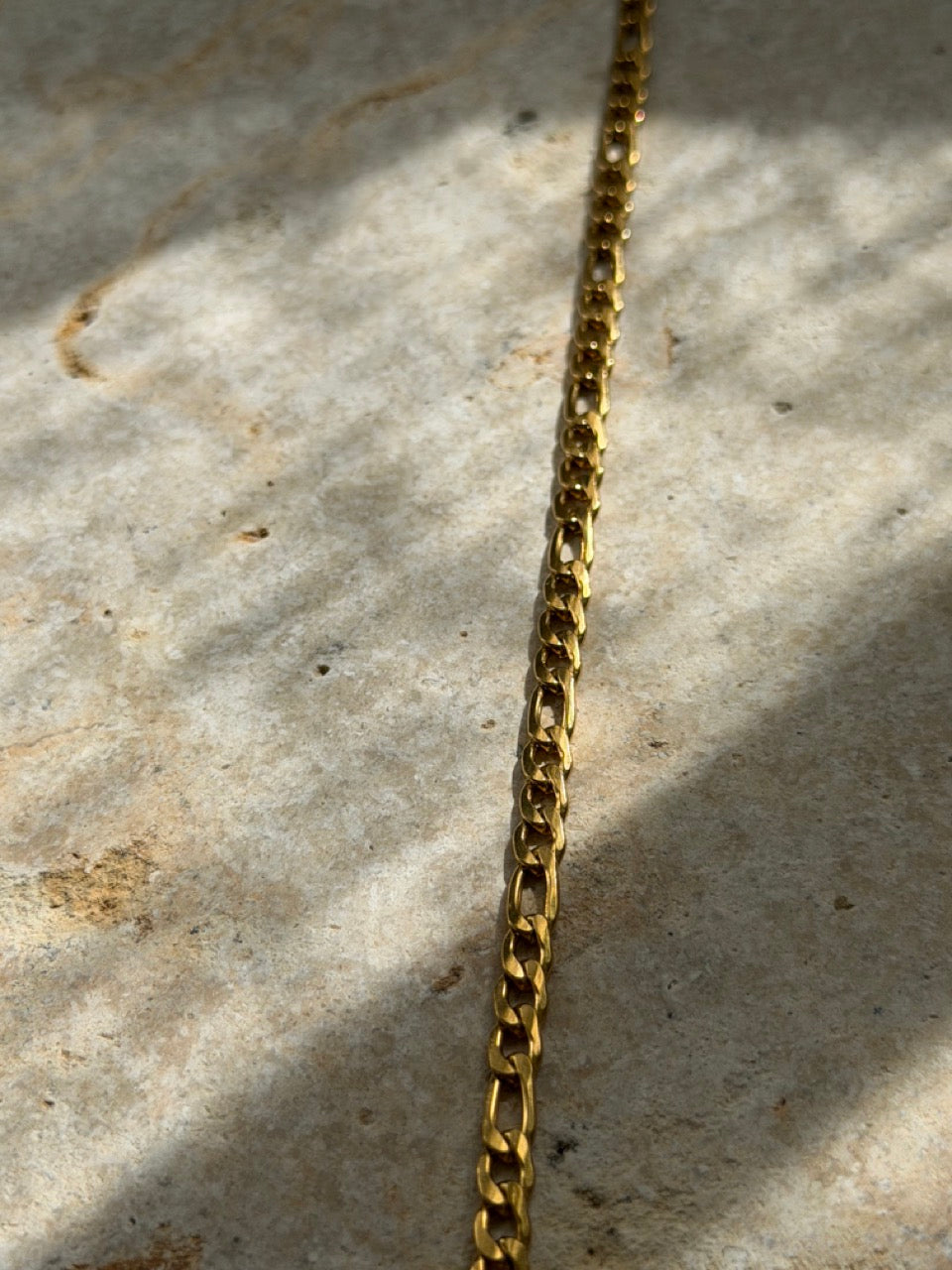 LIBRE CURB XL Panzerkette für Charms | Edelstahl 18K vergoldet