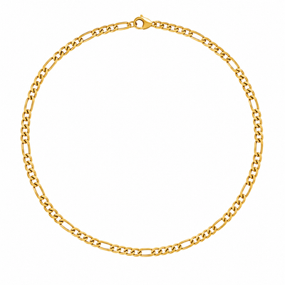 LIBRE CURB XL Panzerkette für Charms | Edelstahl 18K vergoldet