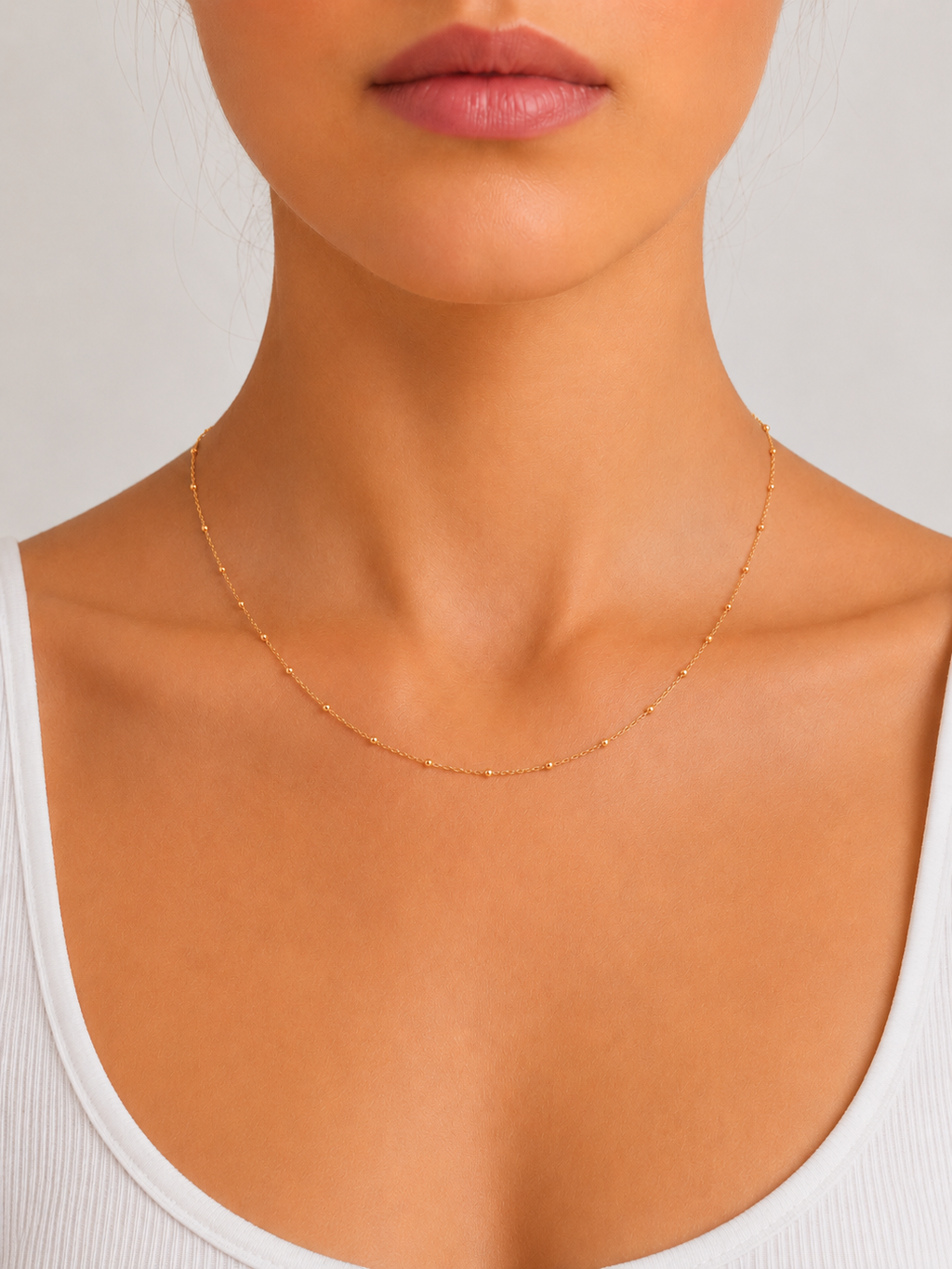 LIBRE DELICATE Gliederkette für Charms | Edelstahl 18K vergoldet