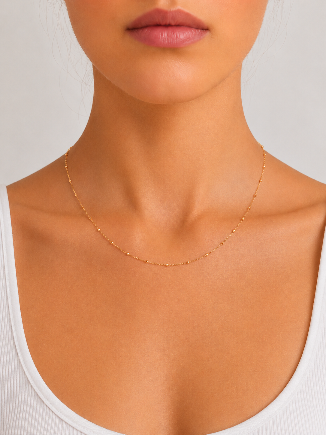 LIBRE DELICATE Gliederkette für Charms | Edelstahl 18K vergoldet