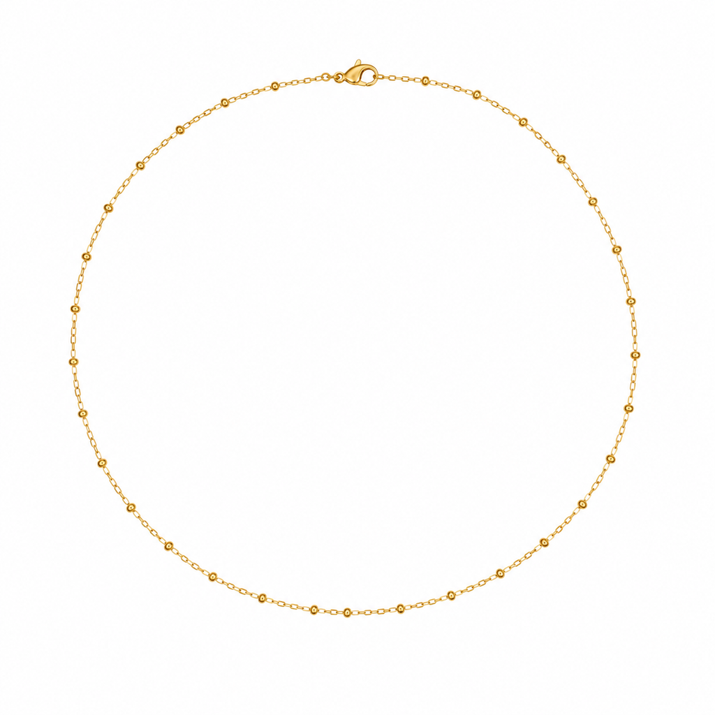 LIBRE DELICATE Gliederkette für Charms | Edelstahl 18K vergoldet
