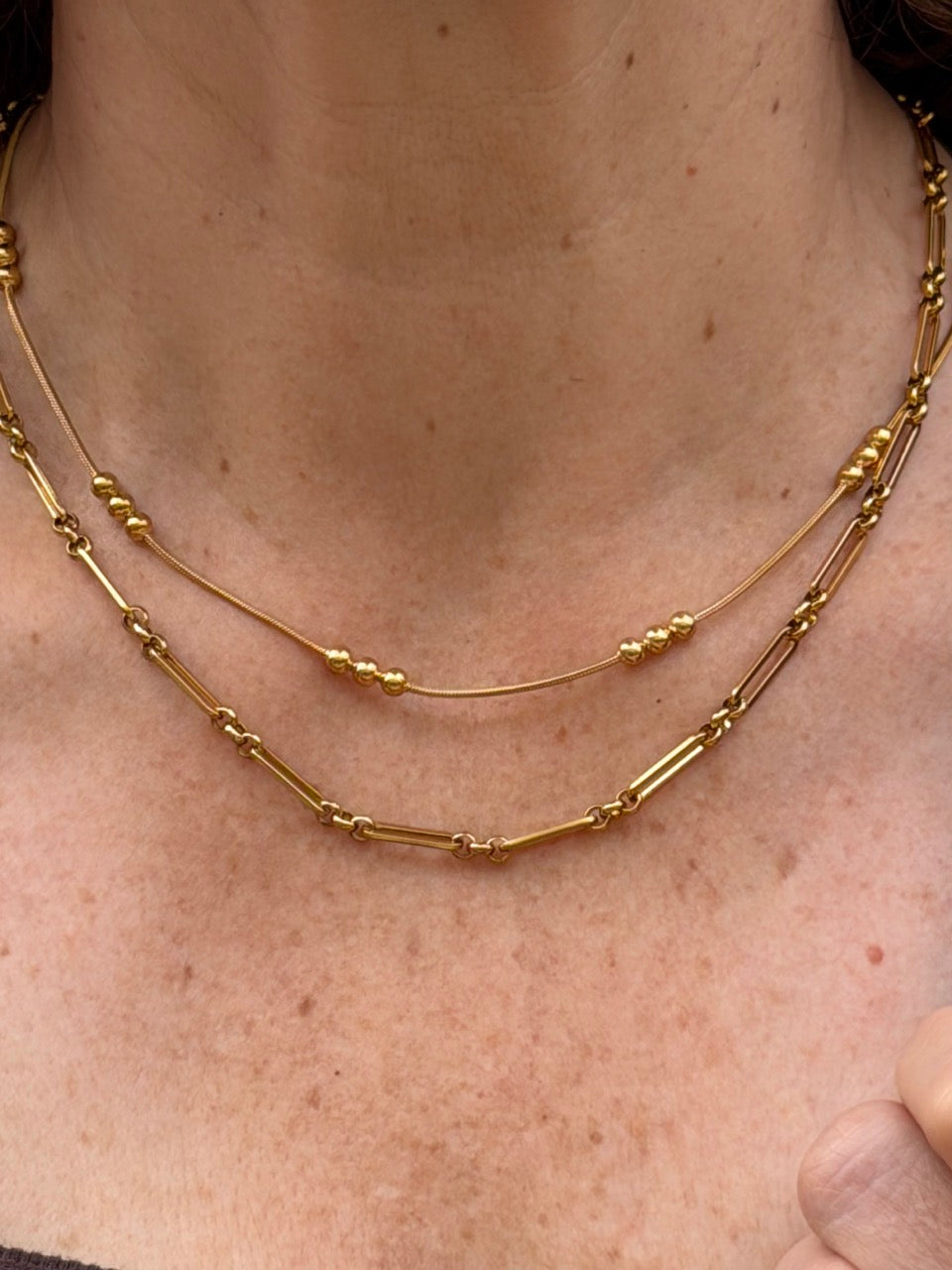 LIBRE STATEMENT Gliederkette für Charms | Edelstahl 18K vergoldet
