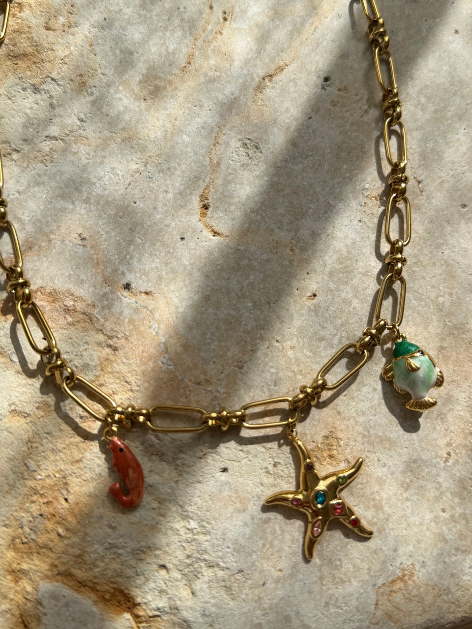 LIBRE POWER Gliederkette für Charms | Edelstahl 18K vergoldet