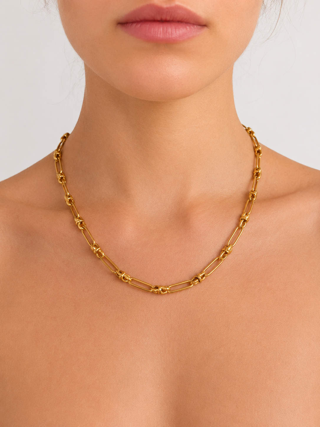 LIBRE POWER Gliederkette für Charms | Edelstahl 18K vergoldet