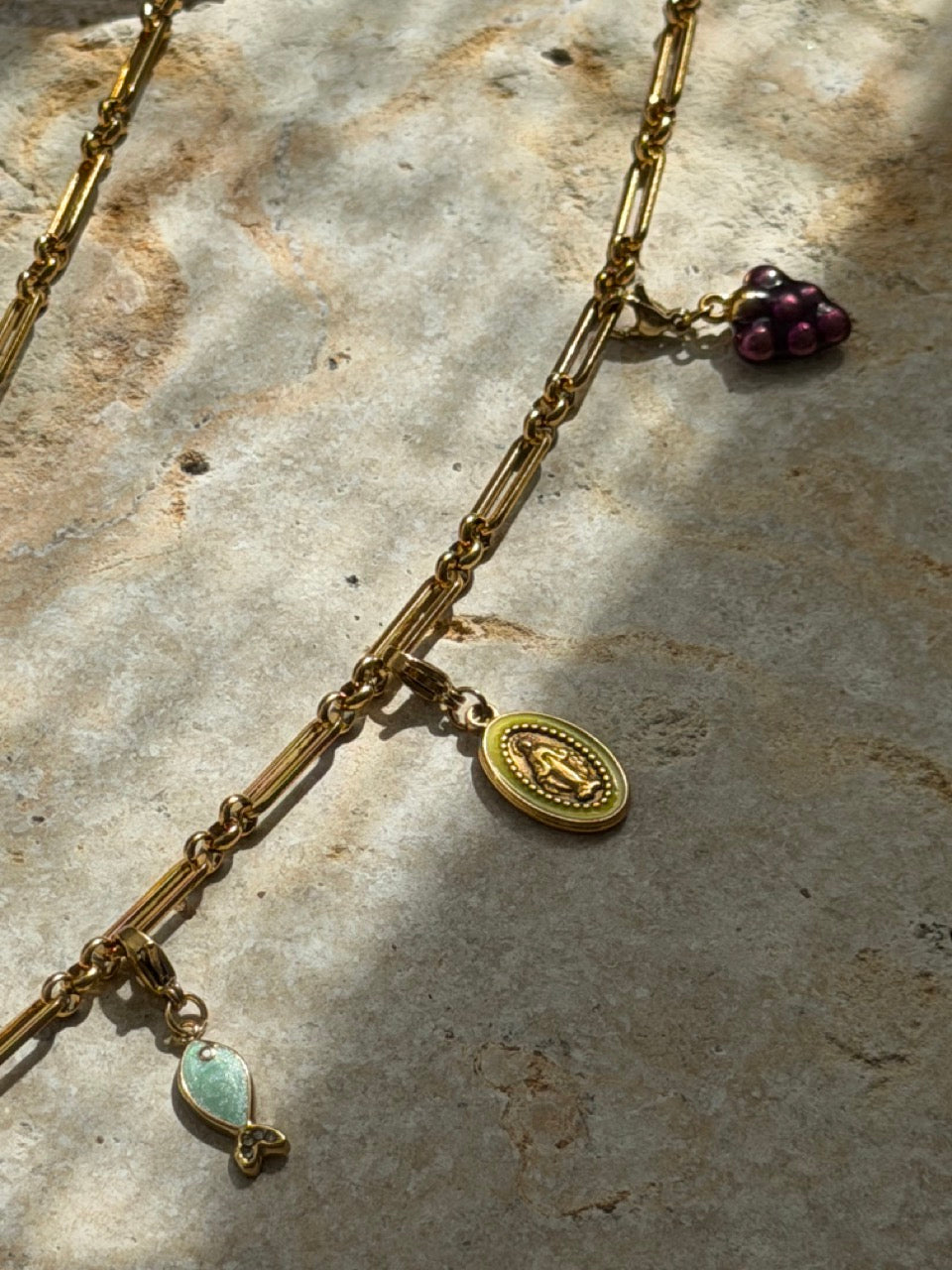LIBRE STATEMENT Gliederkette für Charms | Edelstahl 18K vergoldet