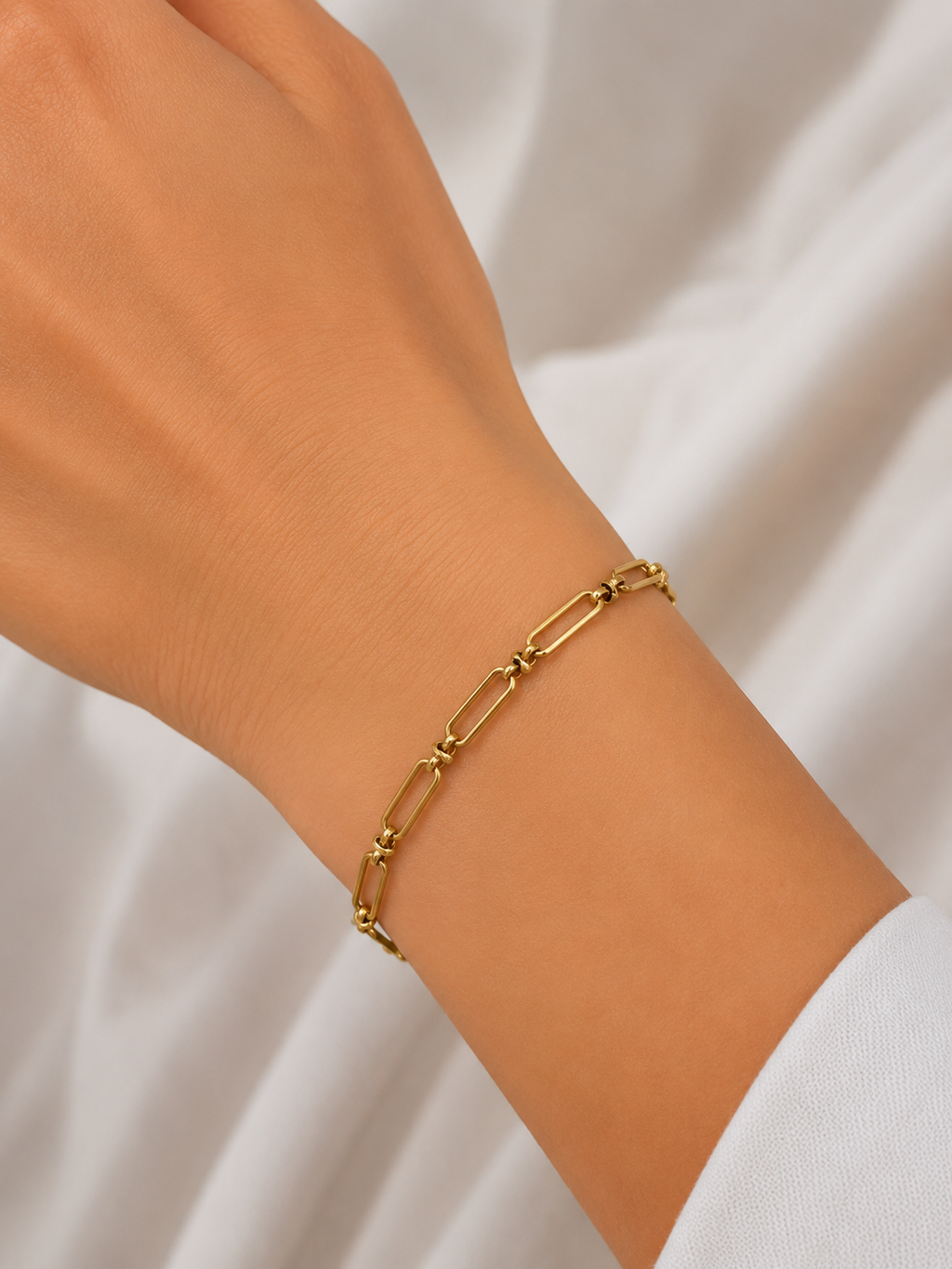 LIBRE STATEMENT Gliederkette für Charms | Edelstahl 18K vergoldet