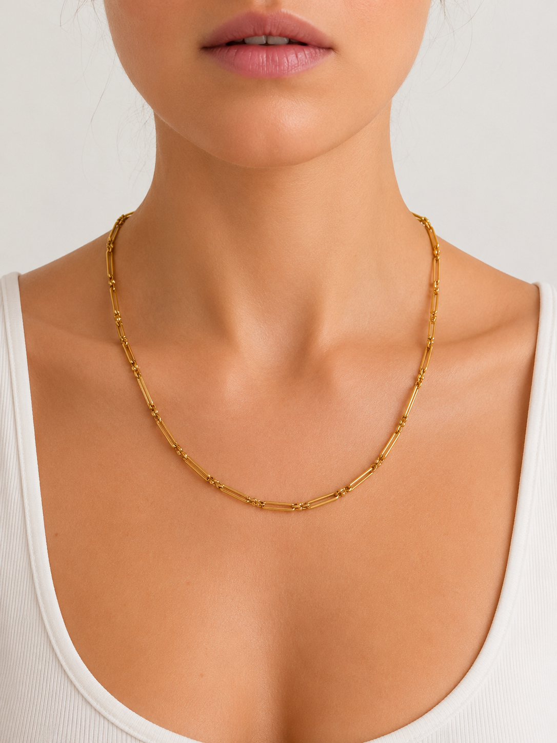 LIBRE STATEMENT Gliederkette für Charms | Edelstahl 18K vergoldet