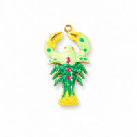 Großer Langusten Anhänger Gold – Mediterranean Coastal Charm | 18K vergoldet