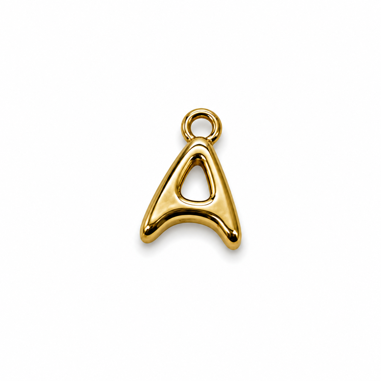 Buchstaben Anhänger Gold – Mini Initial Charm A bis Z | 18K vergoldet