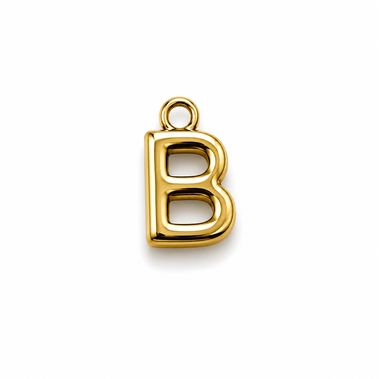Buchstaben Anhänger Gold – Mini Initial Charm A bis Z | 18K vergoldet