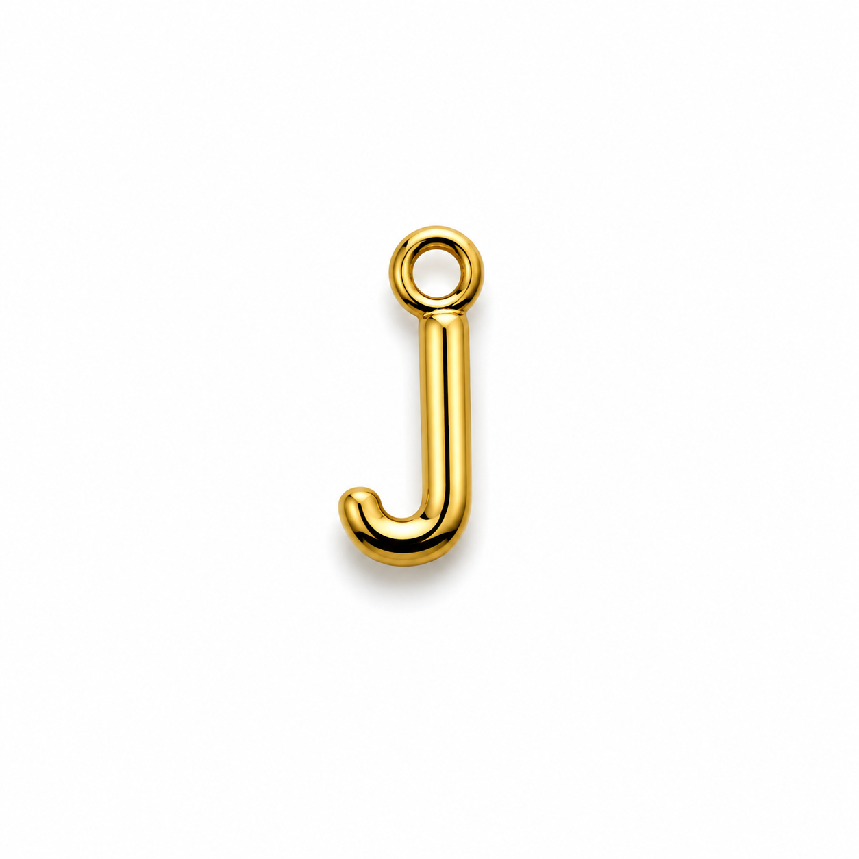 Buchstaben Anhänger Gold – Mini Initial Charm A bis Z | 18K vergoldet