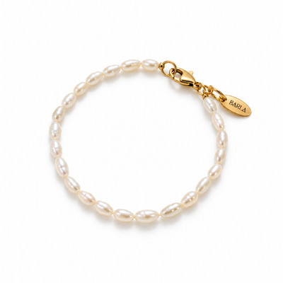 Süßwasserperlen Armband PURE Gold – Personalisierbar in Länge, Farbe & Verschluss