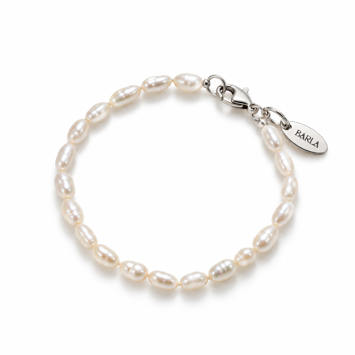 PURE Süßwasserperlen-Armband in Silber von BARLA – Startbild