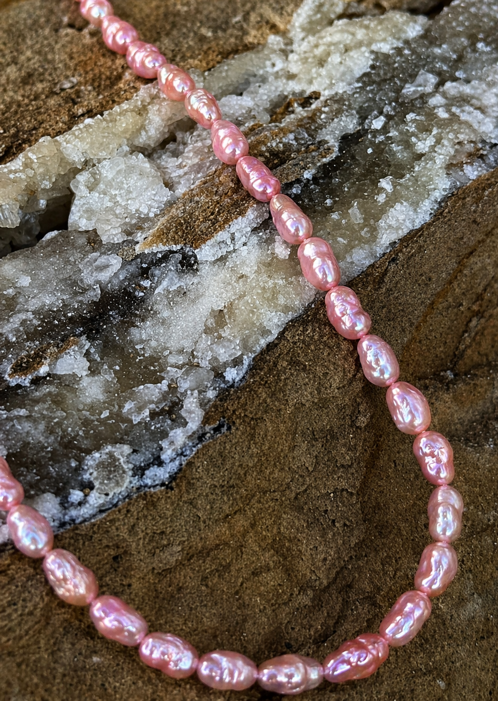 Pearl Balance Ring elastisch | Süßwasserperlen & Edelstahl 18K vergoldet