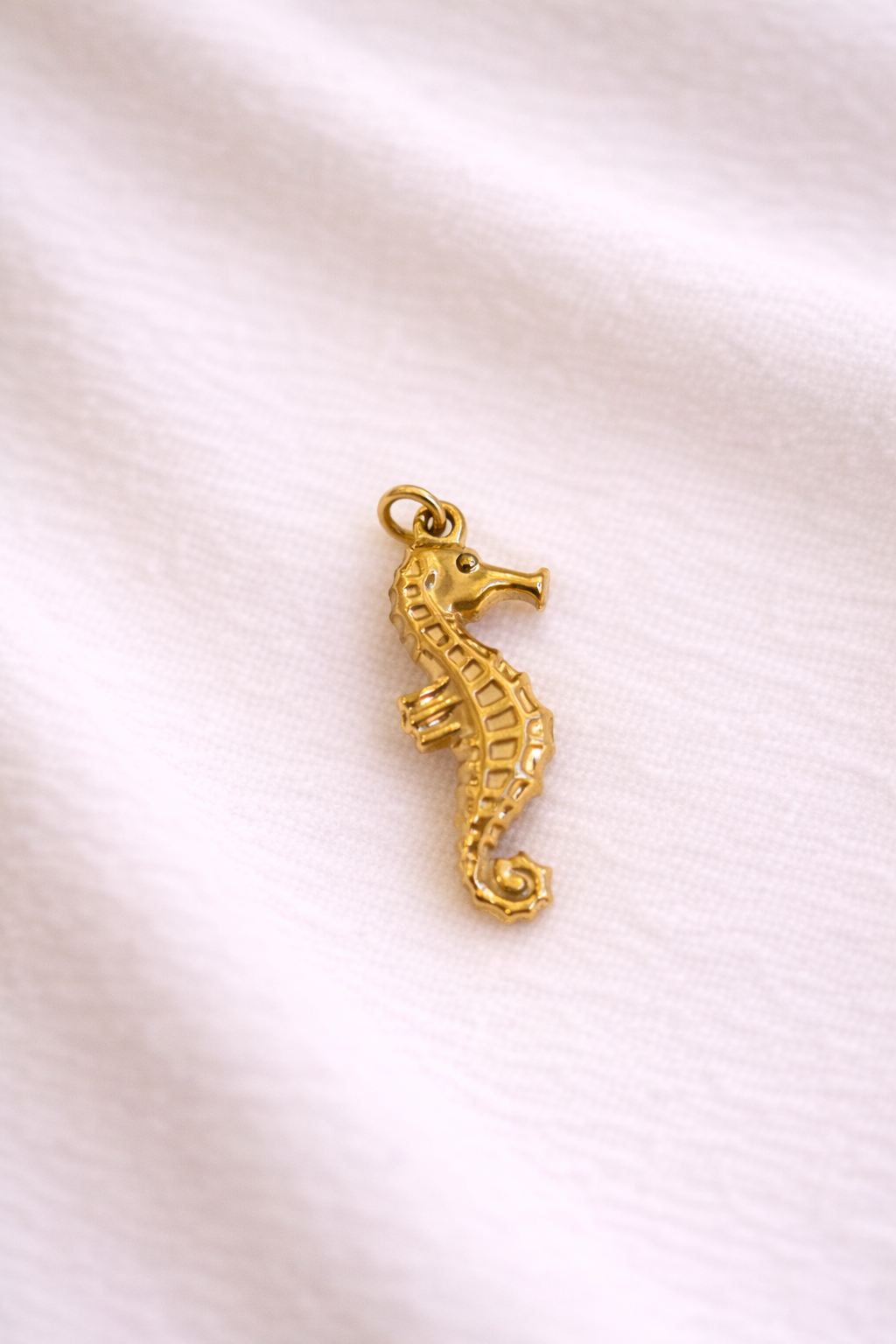 Seepferdchen-Charm | Edelstahl 18K Gold plattiert