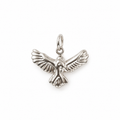 Adler-Charm Anhänger Silber – Adler mit Federdetail