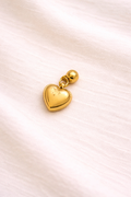 Herz Slider-Charm | 18K vergoldet