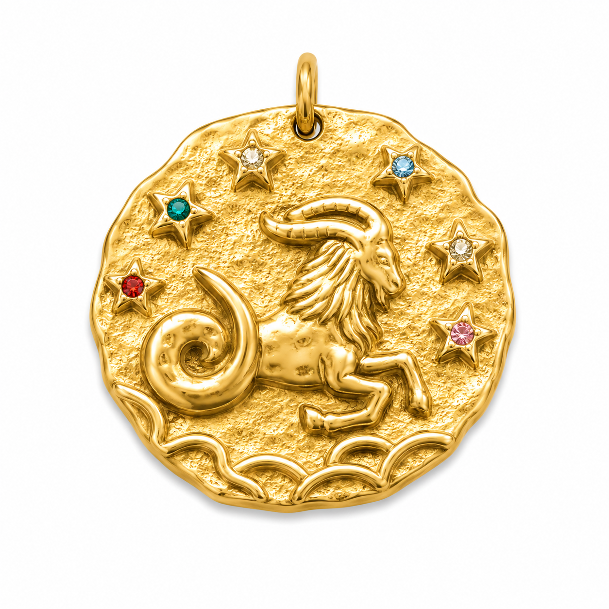 Sternzeichen Charm Steinbock, 18K vergoldet, von BARLA