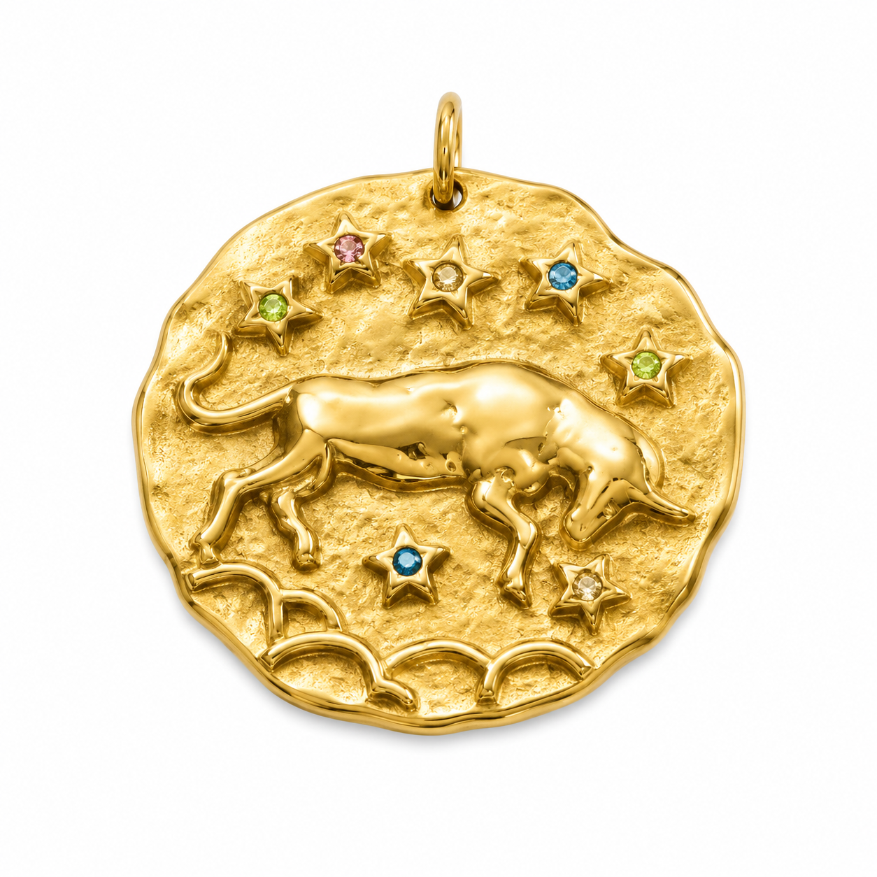 Sternzeichen Charm Stier, 18K vergoldet, von BARLA