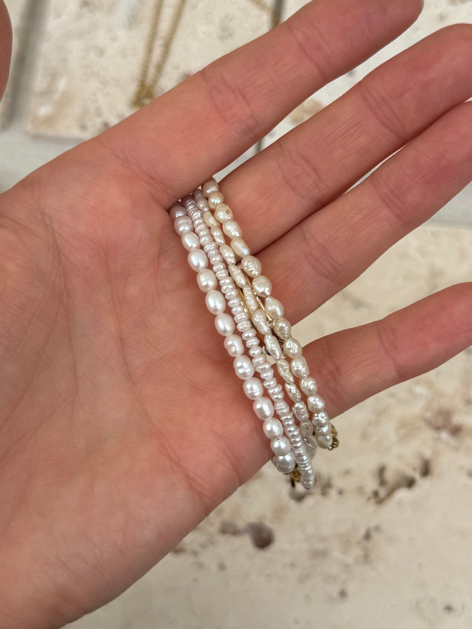 Süßwasserperlenkette PURE 925er Sterling Silber – Personalisierbar in Länge, Farbe & Verschluss