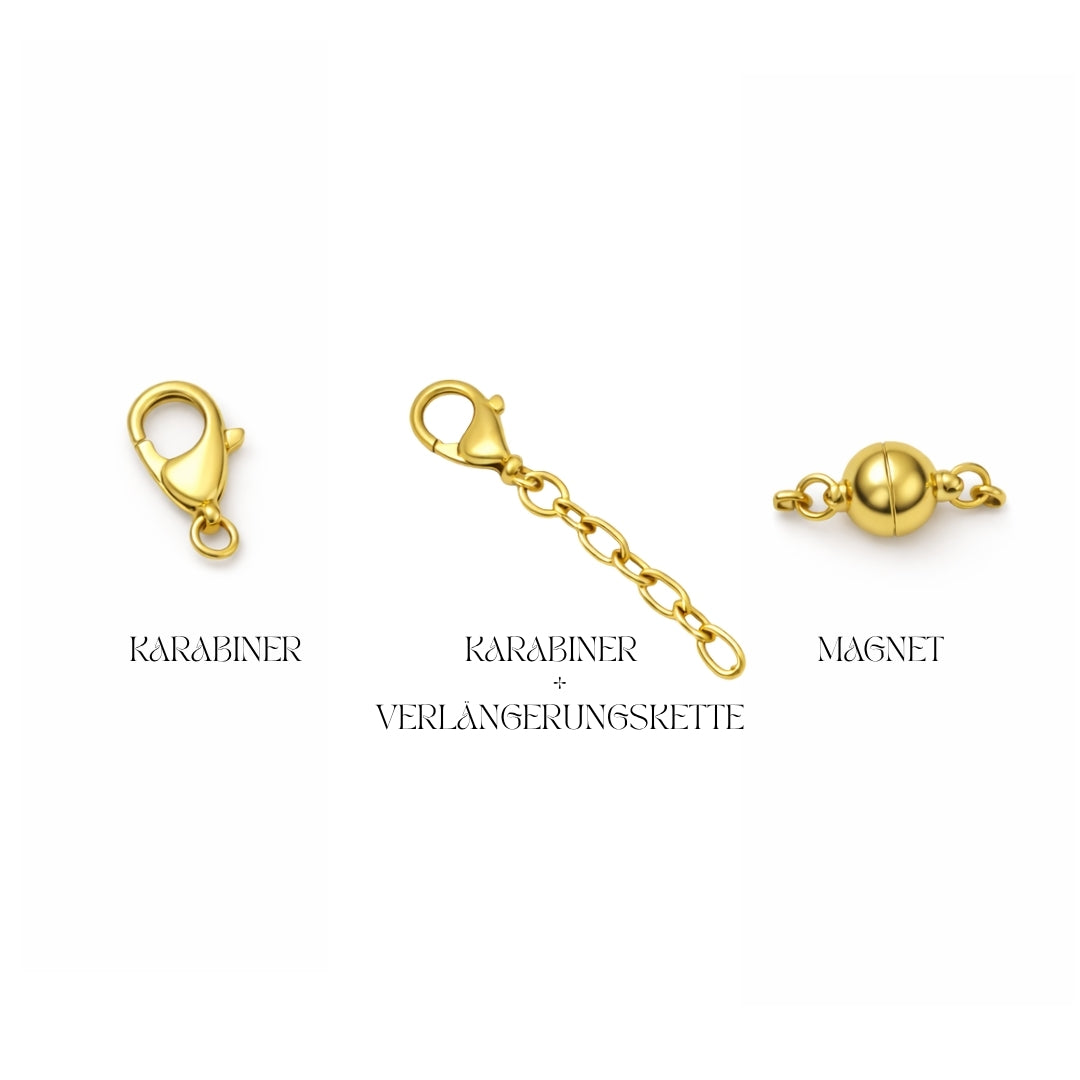 Celeste Kette | Süßwasserperlenkette mit goldenem Sternzeichen-Anhänger