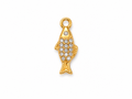 Kleiner Fisch-Charm mit Zirkonia | Edelstahl 18K vergoldet (Kopie) (Kopie)