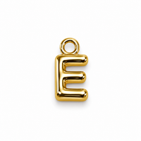 Buchstaben Anhänger Gold – Mini Initial Charm A bis Z | 18K vergoldet