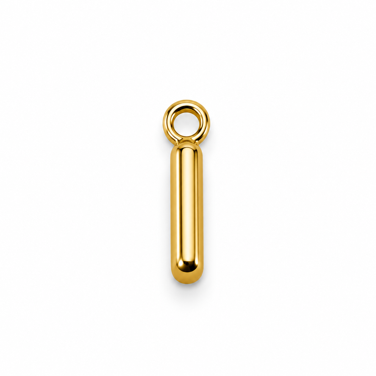 Buchstaben Anhänger Gold – Mini Initial Charm A bis Z | 18K vergoldet