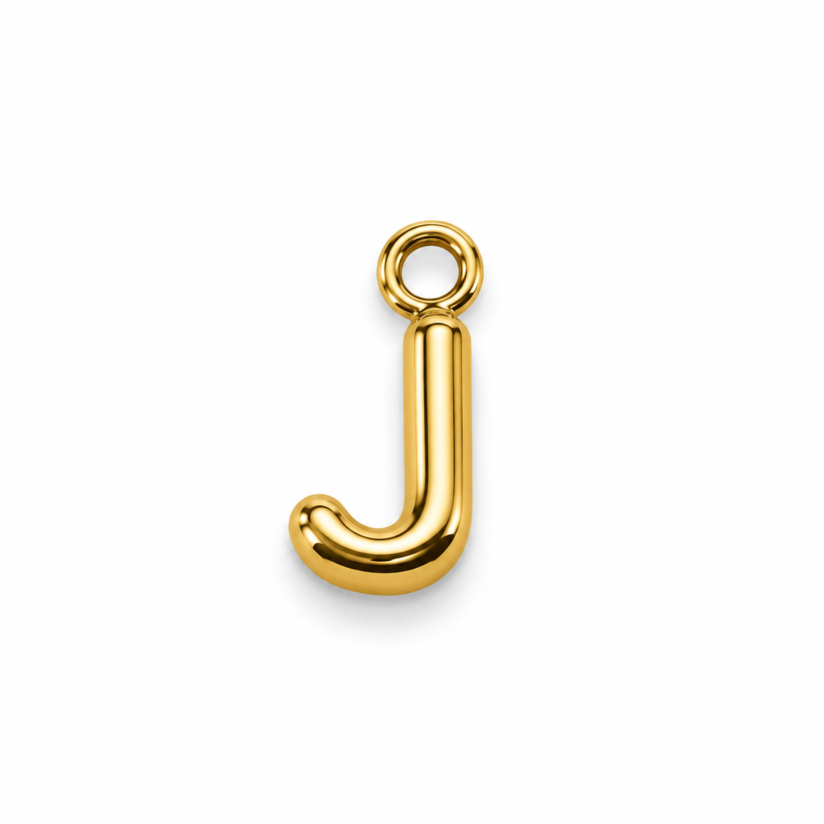 Buchstaben Anhänger Gold – Mini Initial Charm A bis Z | 18K vergoldet