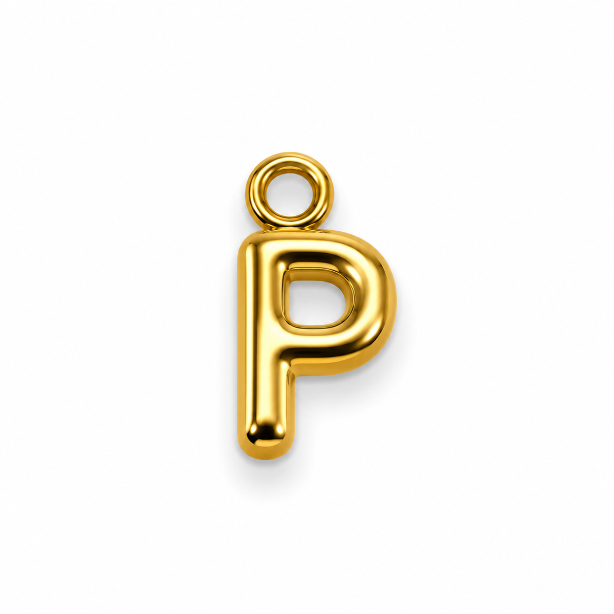 Buchstaben Anhänger Gold – Mini Initial Charm A bis Z | 18K vergoldet