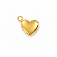 Mini Herz Anhänger Gold – Kleiner Herz Charm | 18K vergoldet